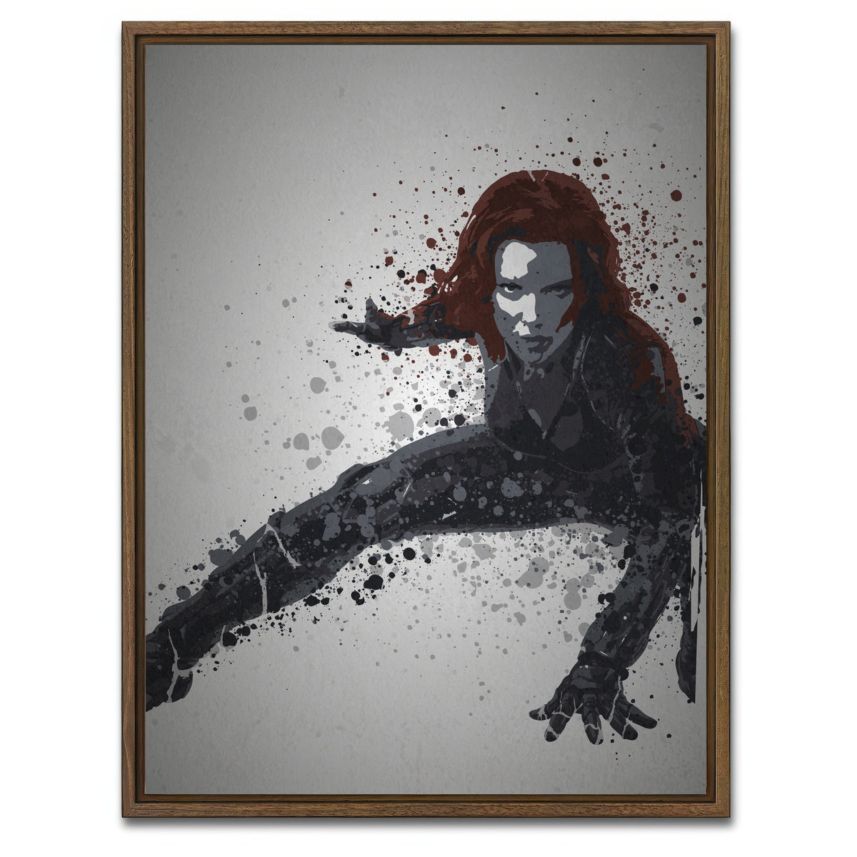 AUTO-MOCKUP WHITE | Romanov | 1 Piece | Walnut Framed Canvas | group=3x4