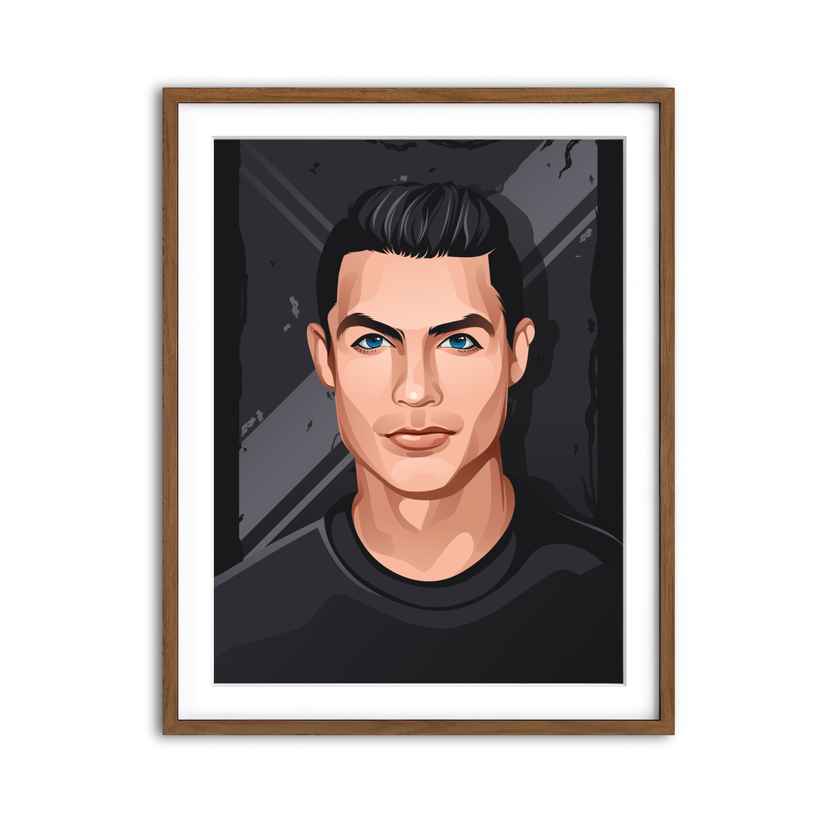 Framed Print 3x4 Walnut