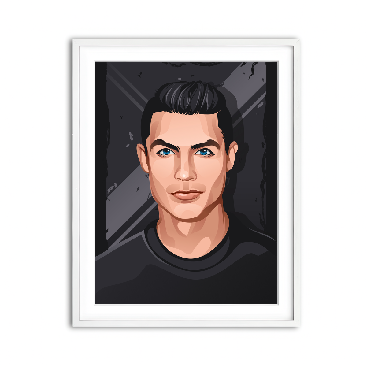 Framed Print 3x4 White