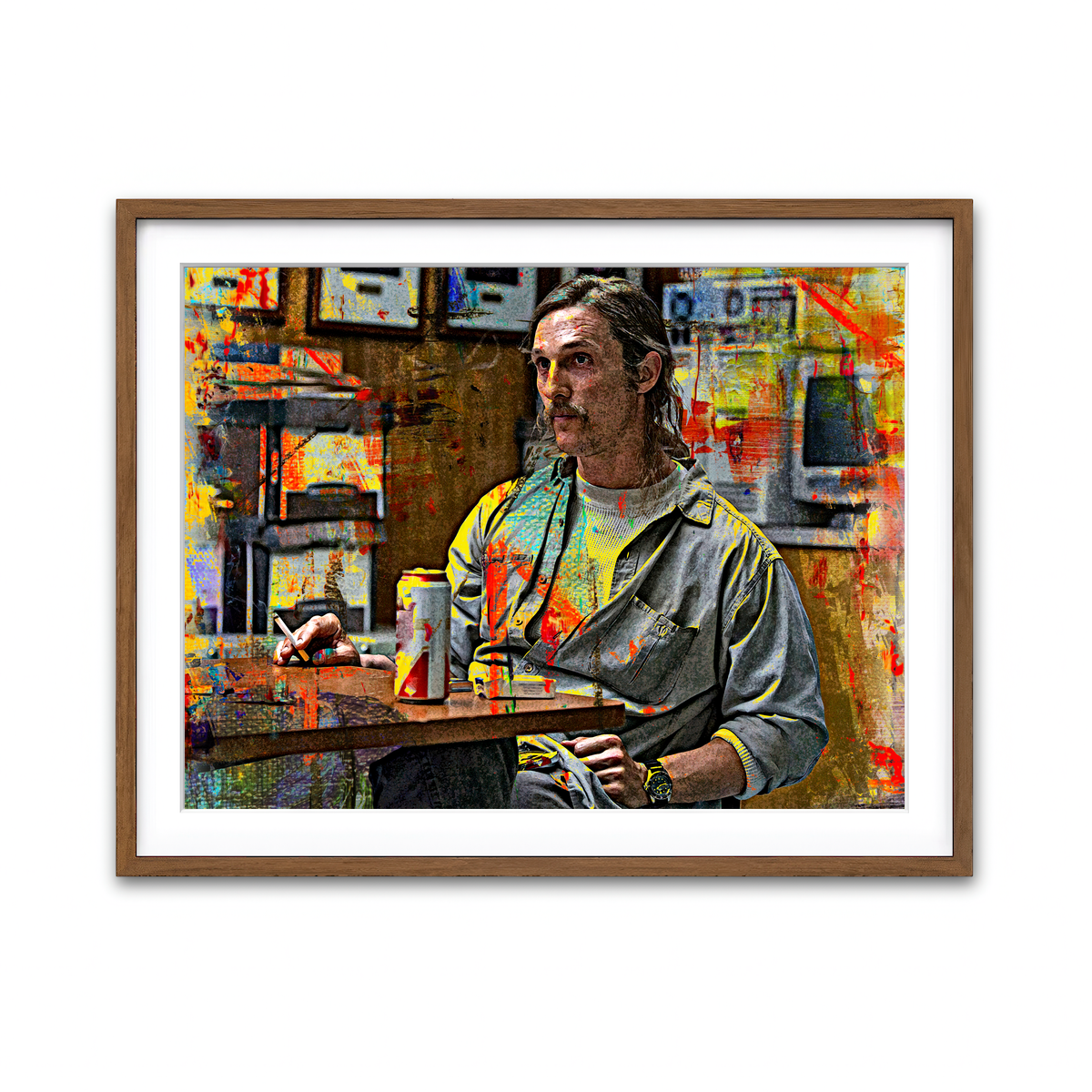 Framed Print 4x3 Walnut