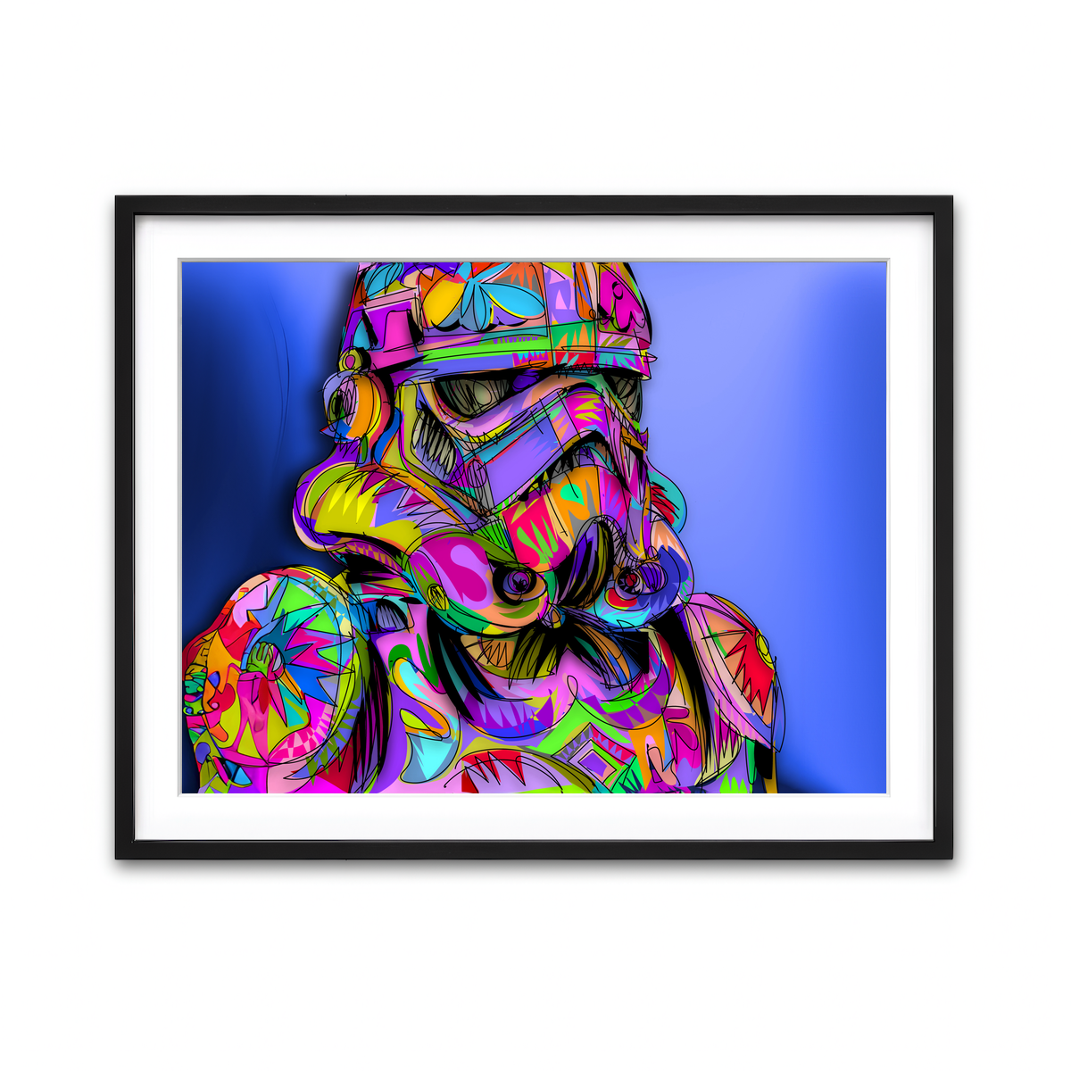 Framed Print 4x3 Black