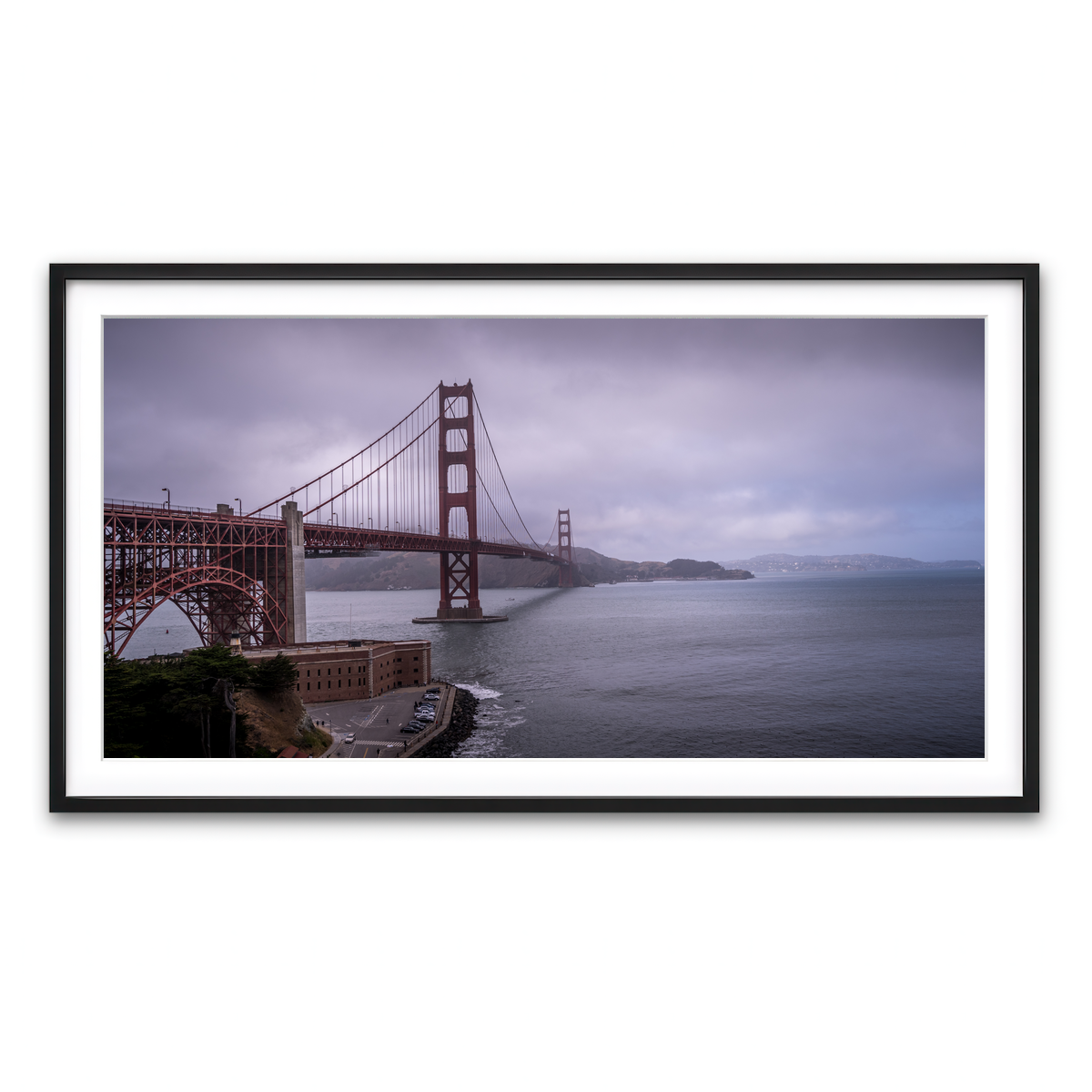 Framed Print 2x1 Black