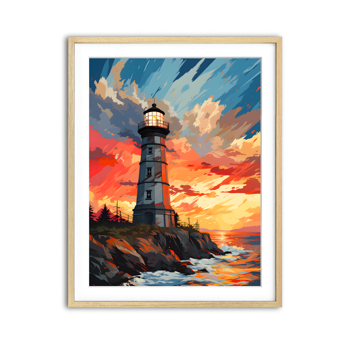 Framed Print 3x4 Natural