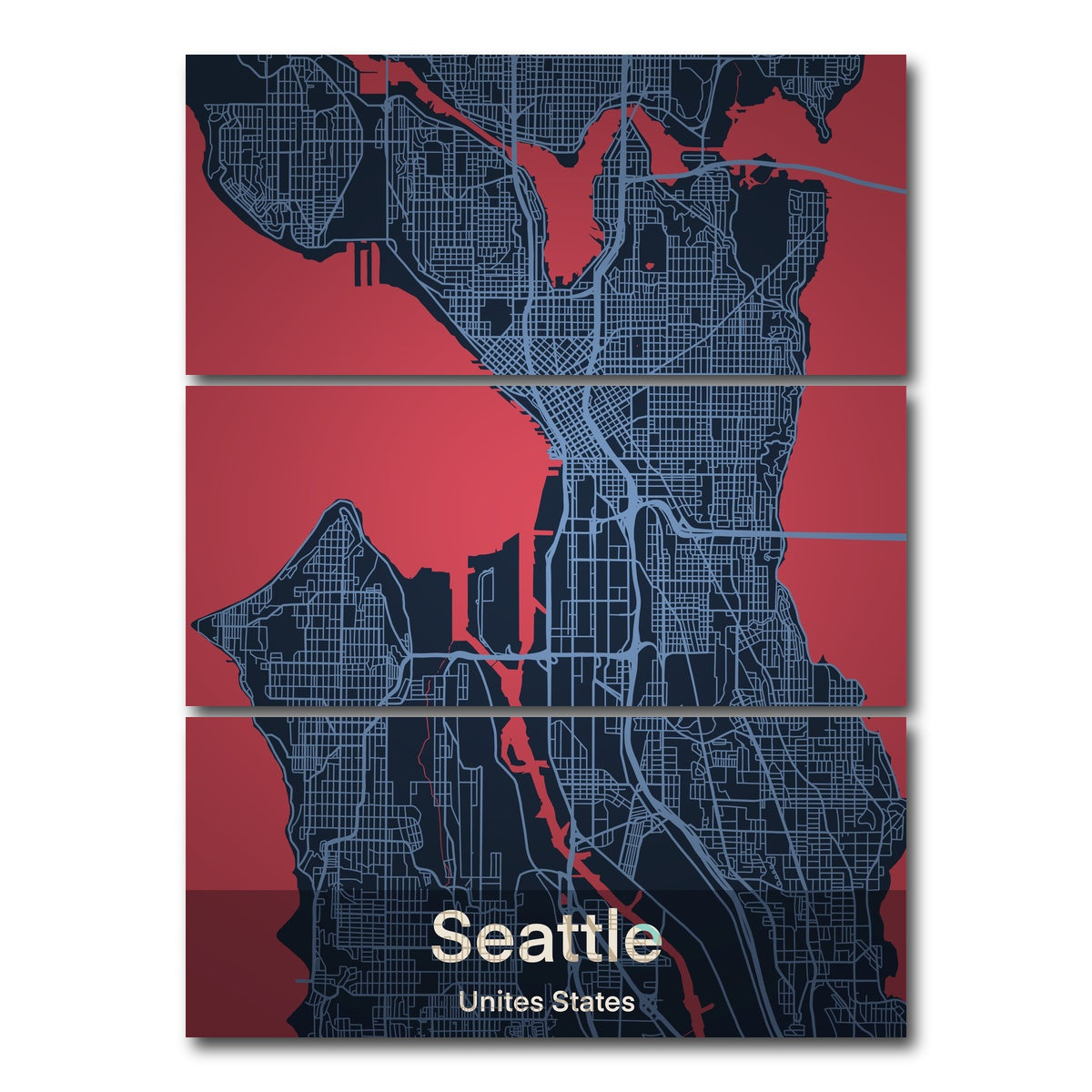AUTO-MOCKUP WHITE | Seattle | 3 Piece | Gallery Wrap Canvas | group=8x18_stacked