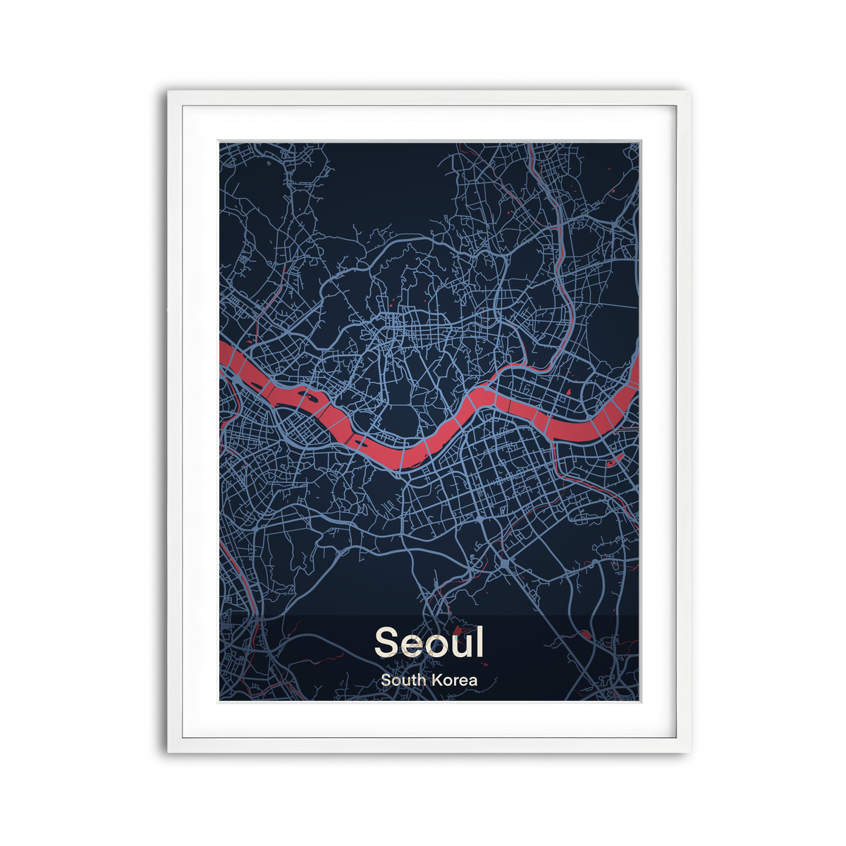 Framed Print 3x4 White