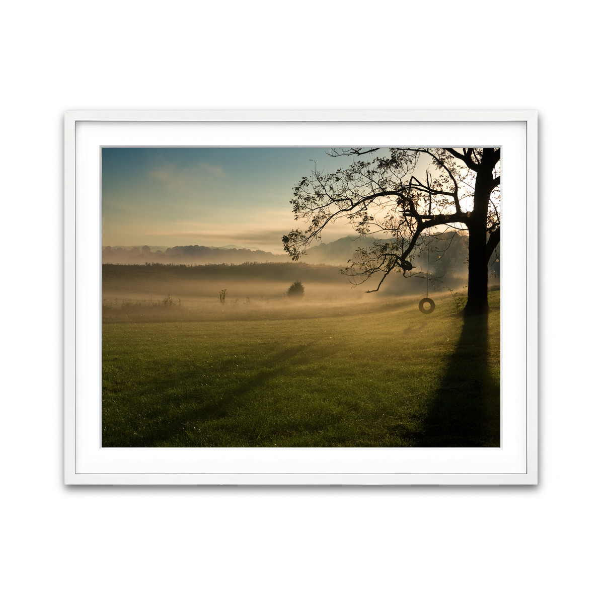 Framed Print 4x3 White
