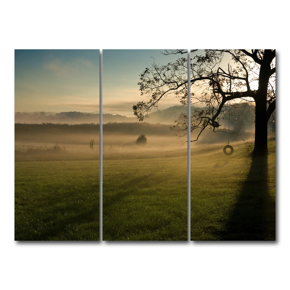 AUTO-MOCKUP WHITE | Seven Islands Wildlife Refuge | 3 Piece | Gallery Wrap Canvas | group=8x18