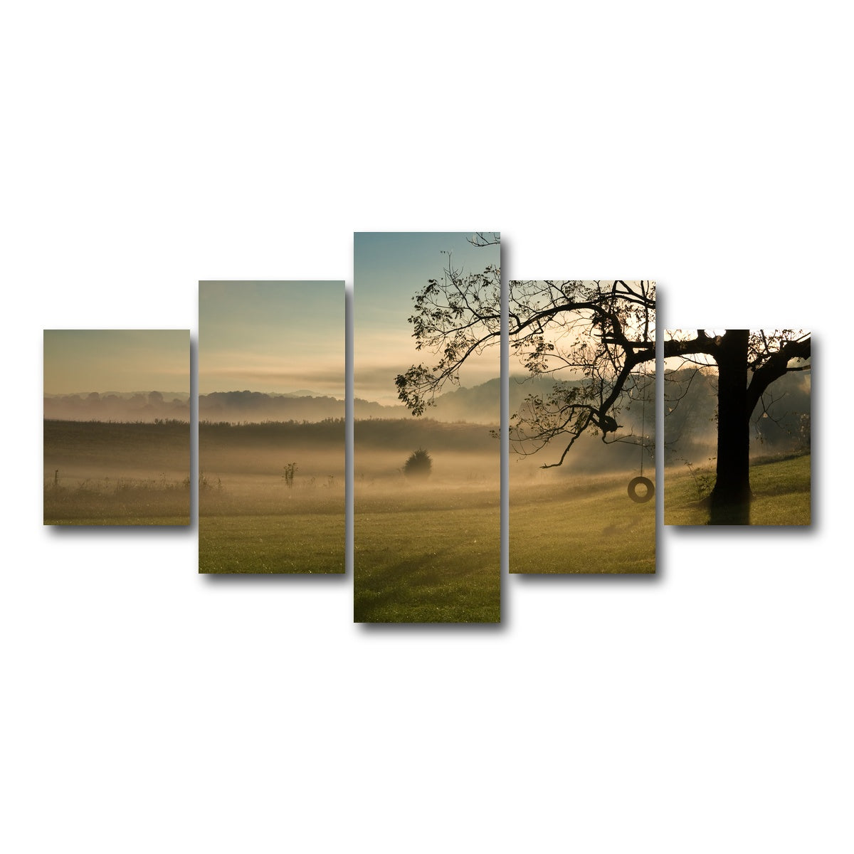 AUTO-MOCKUP WHITE | Seven Islands Wildlife Refuge | 5 Piece | Gallery Wrap Canvas | group=5_short