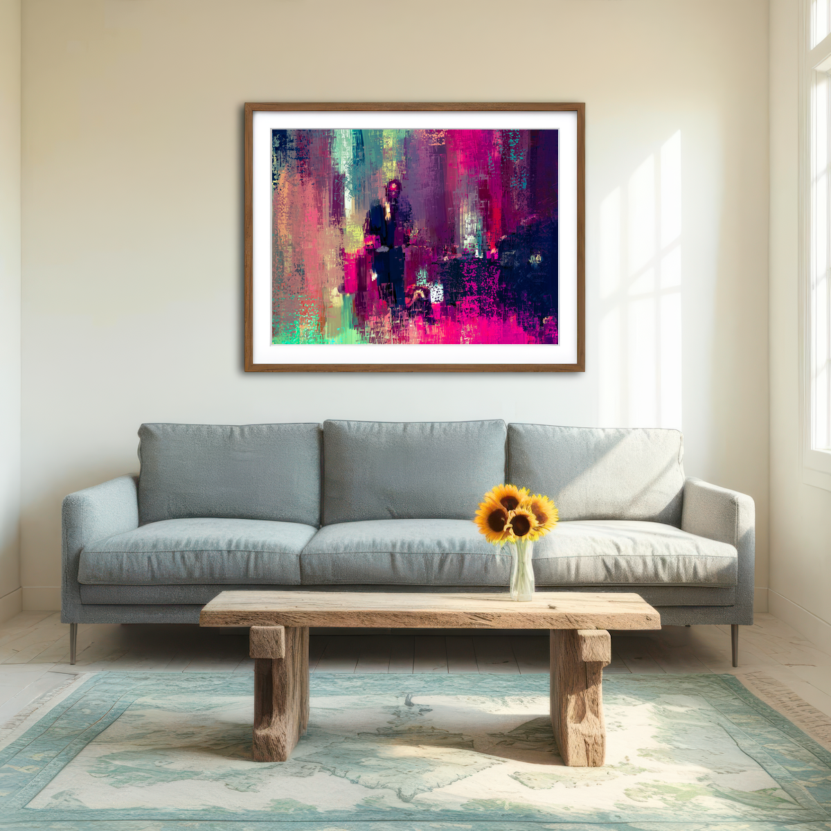 AUTO-MOCKUP ROOM | Shades of John Wick Wall Art