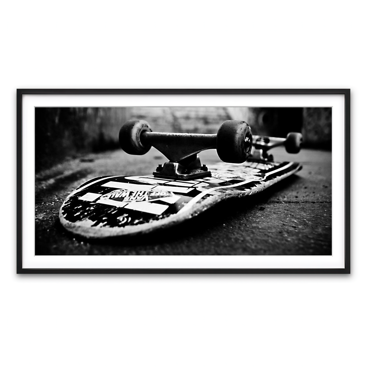 Framed Print 2x1 Black