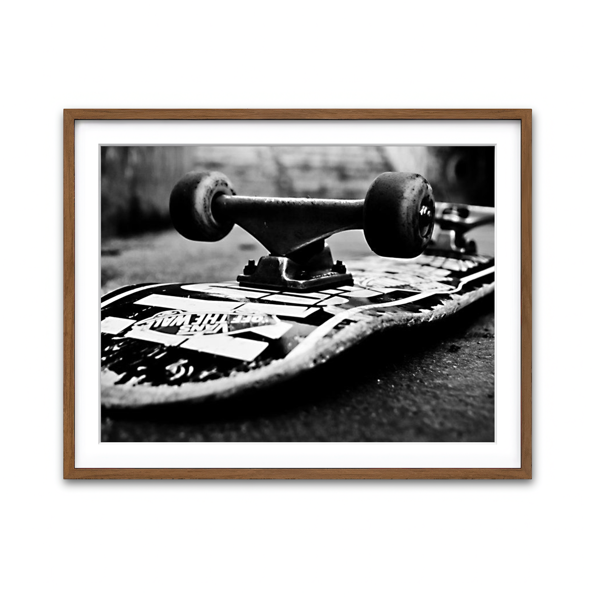 Framed Print 4x3 Walnut