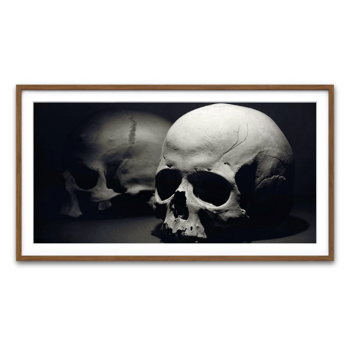 Framed Print 2x1 Walnut