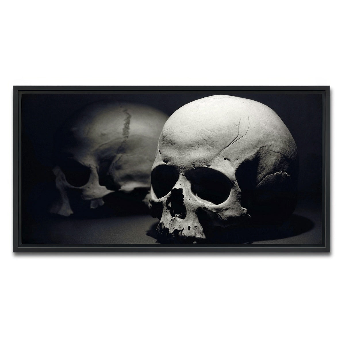 AUTO-MOCKUP WHITE | Skulls | 1 Piece | Black Framed Canvas | group=2x1