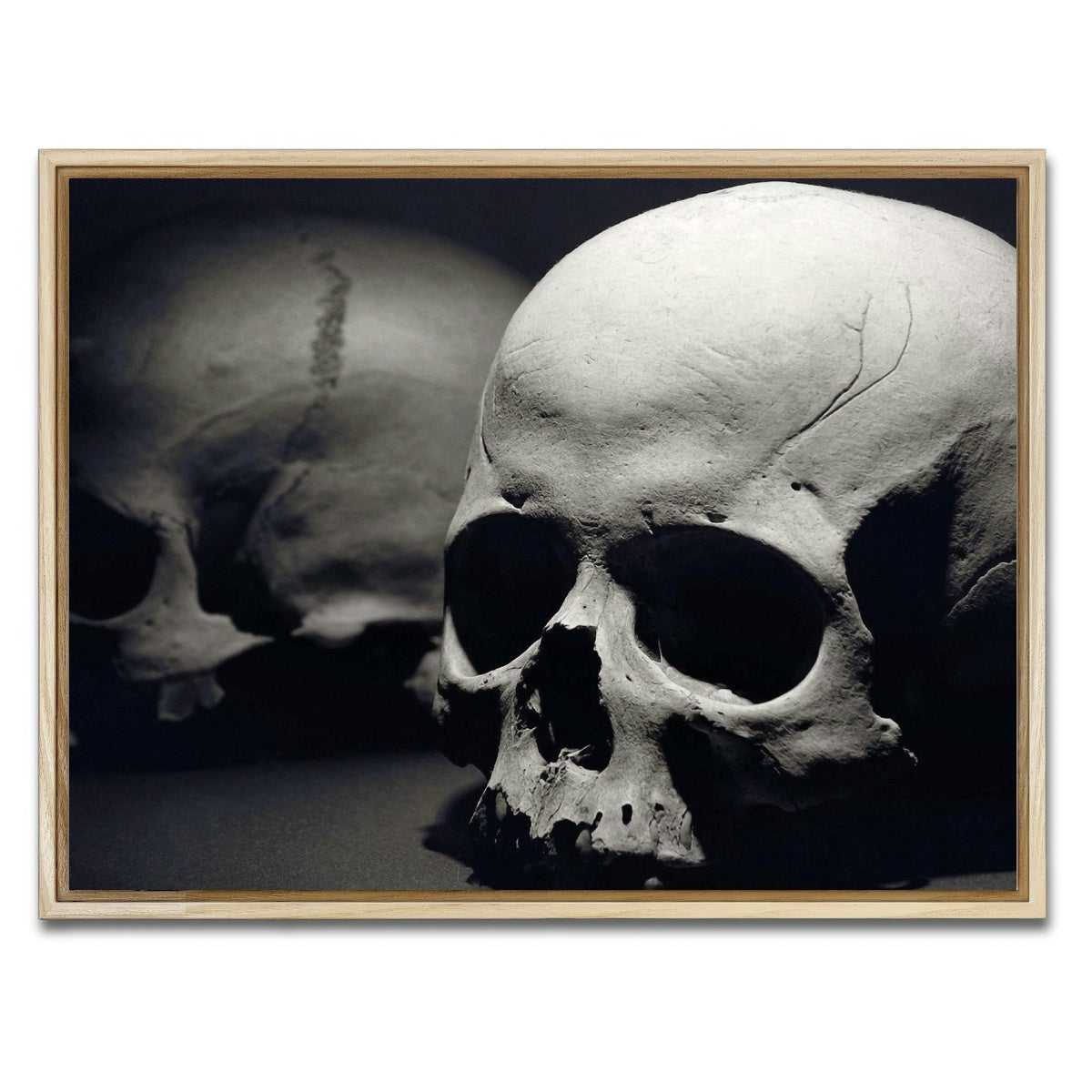 AUTO-MOCKUP WHITE | Skulls | 1 Piece | Natural Framed Canvas | group=4x3