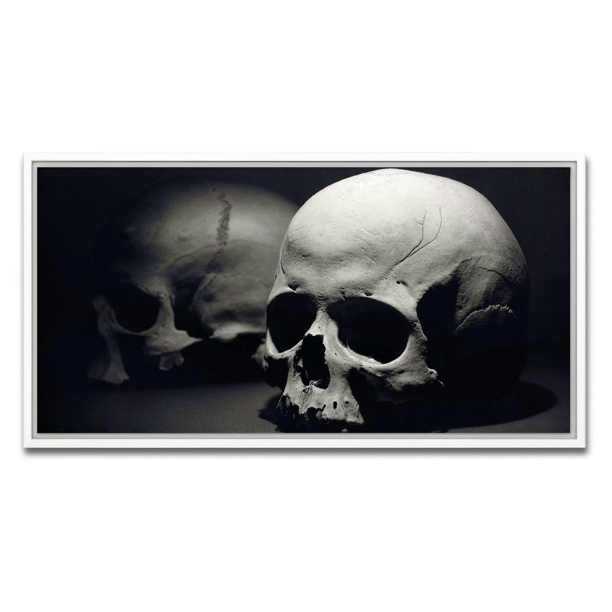 AUTO-MOCKUP WHITE | Skulls | 1 Piece | White Framed Canvas | group=2x1