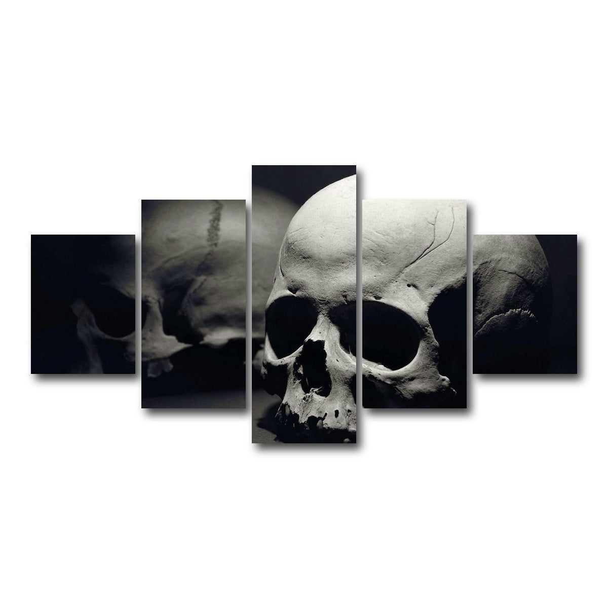 AUTO-MOCKUP WHITE | Skulls | 5 Piece | Gallery Wrap Canvas | group=5_short