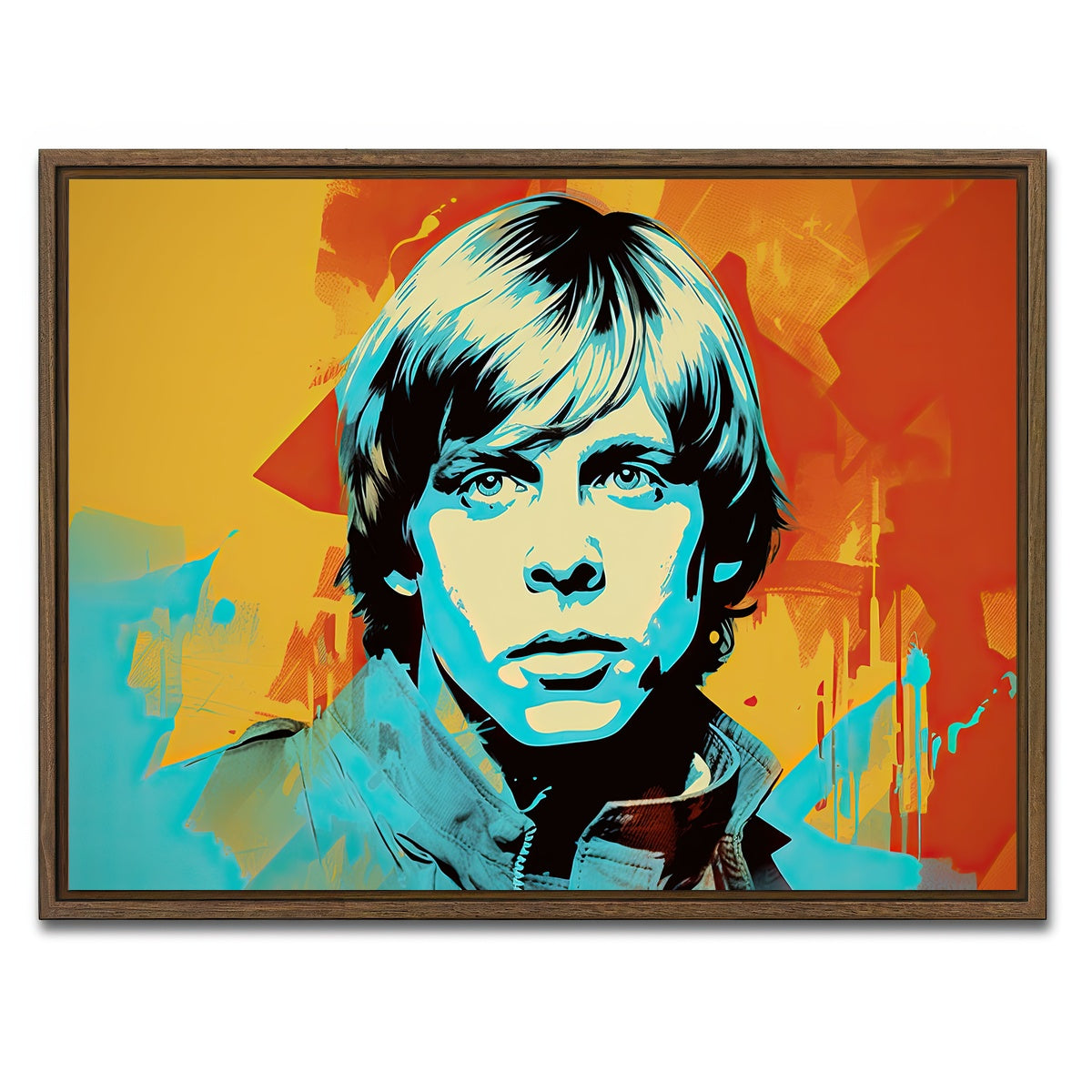 AUTO-MOCKUP WHITE | Skywalker | 1 Piece | Walnut Framed Canvas | group=4x3