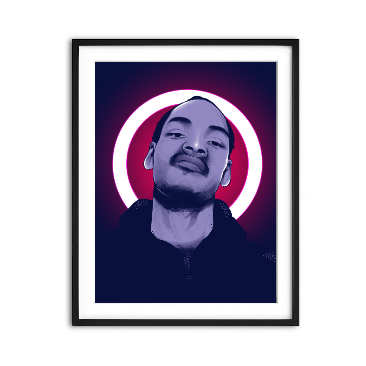 Framed Print 3x4 Black