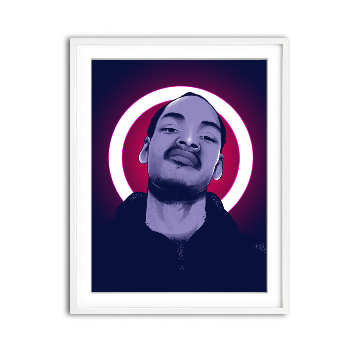 Framed Print 3x4 White