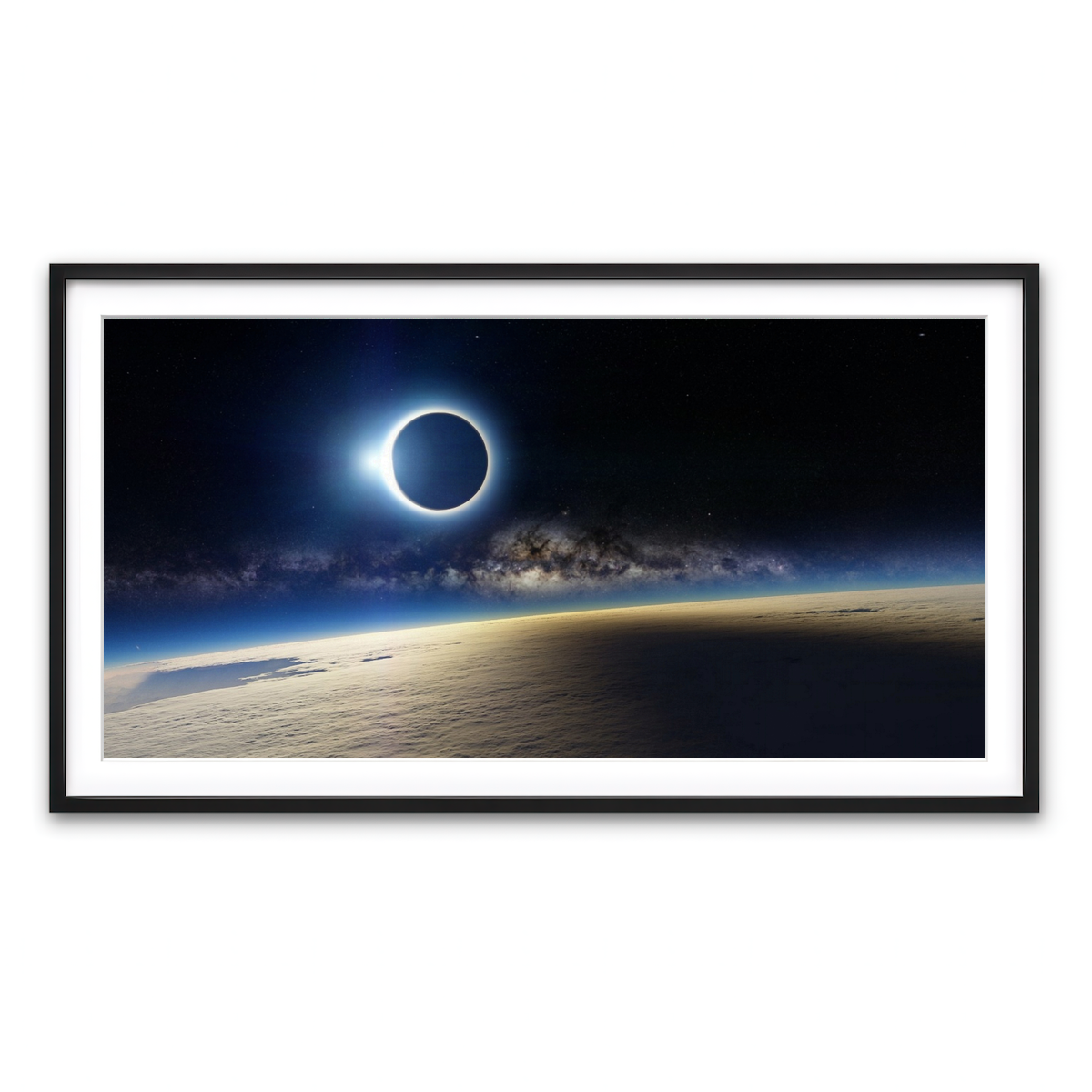 Framed Print 2x1 Black