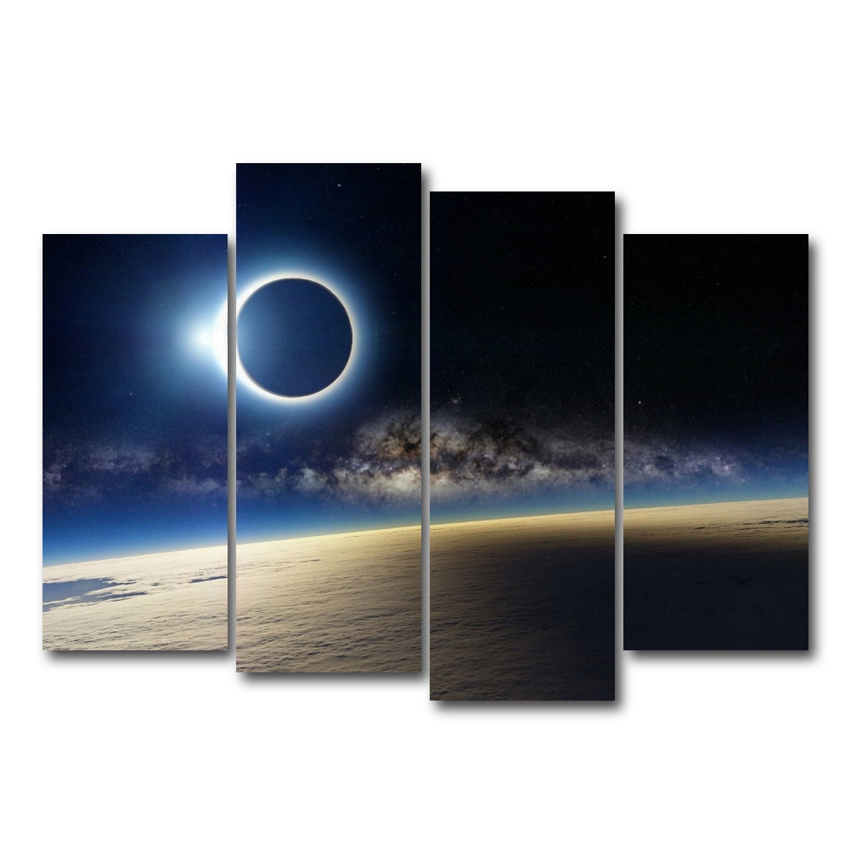 AUTO-MOCKUP WHITE | Solar Eclipse | 4 Piece | Gallery Wrap Canvas | group=4_normal