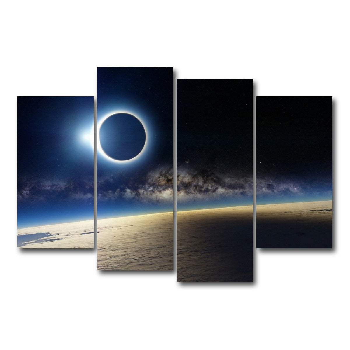 AUTO-MOCKUP WHITE | Solar Eclipse | 4 Piece | Gallery Wrap Canvas | group=4_short