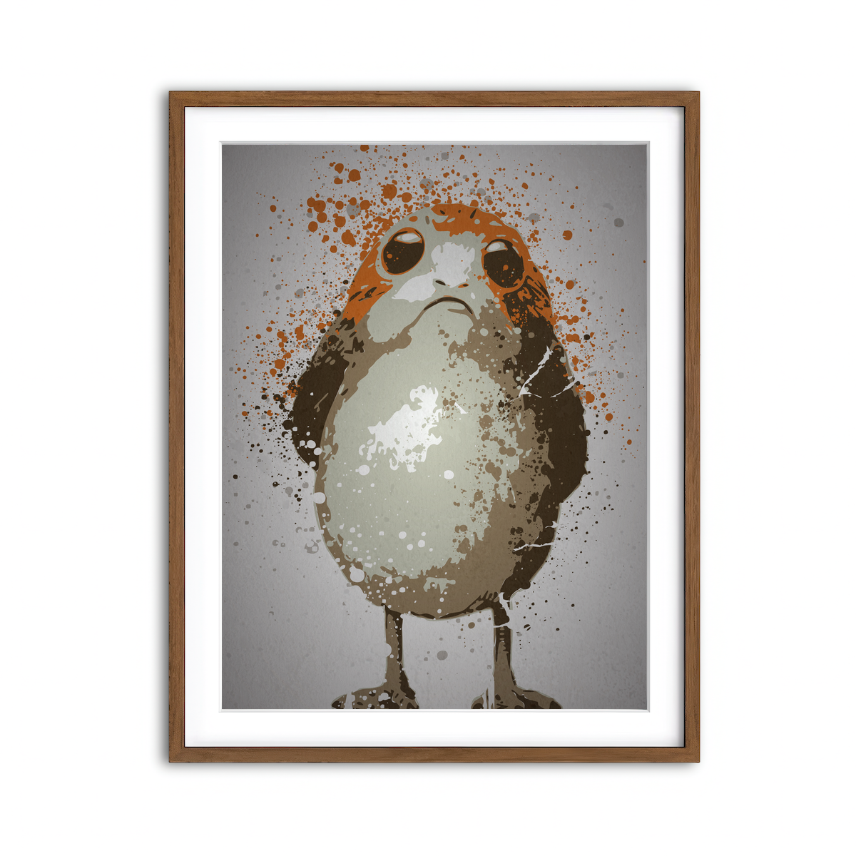 Framed Print 3x4 Walnut