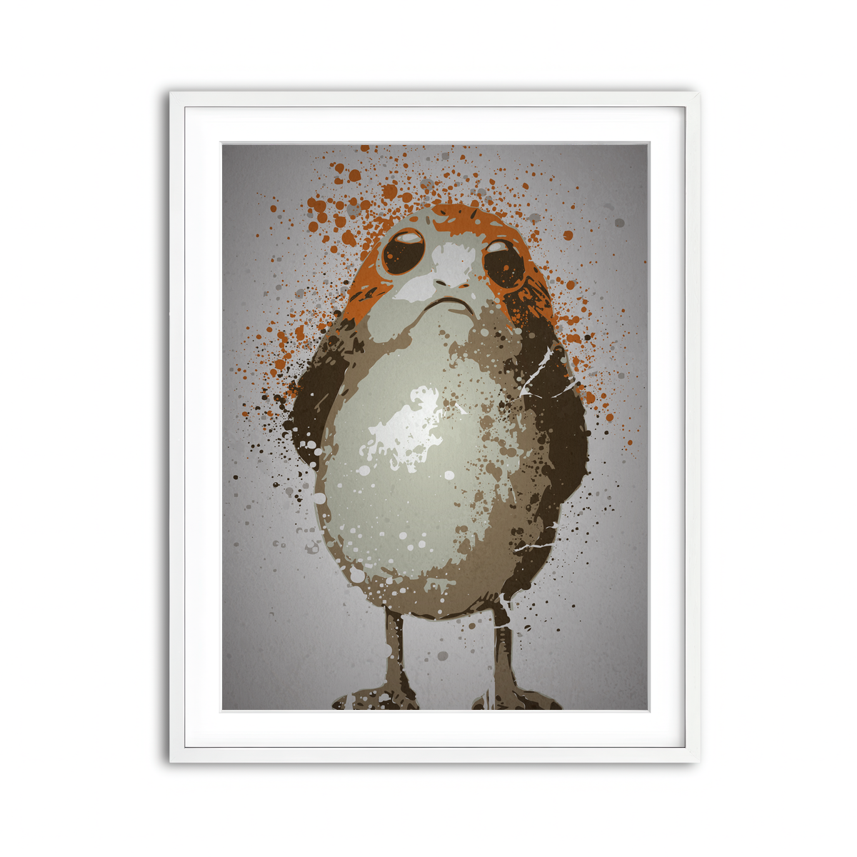 Framed Print 3x4 White