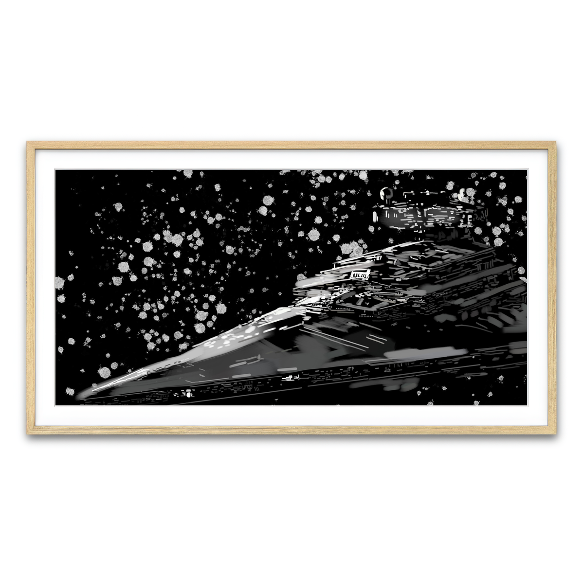 Framed Print 2x1 Natural