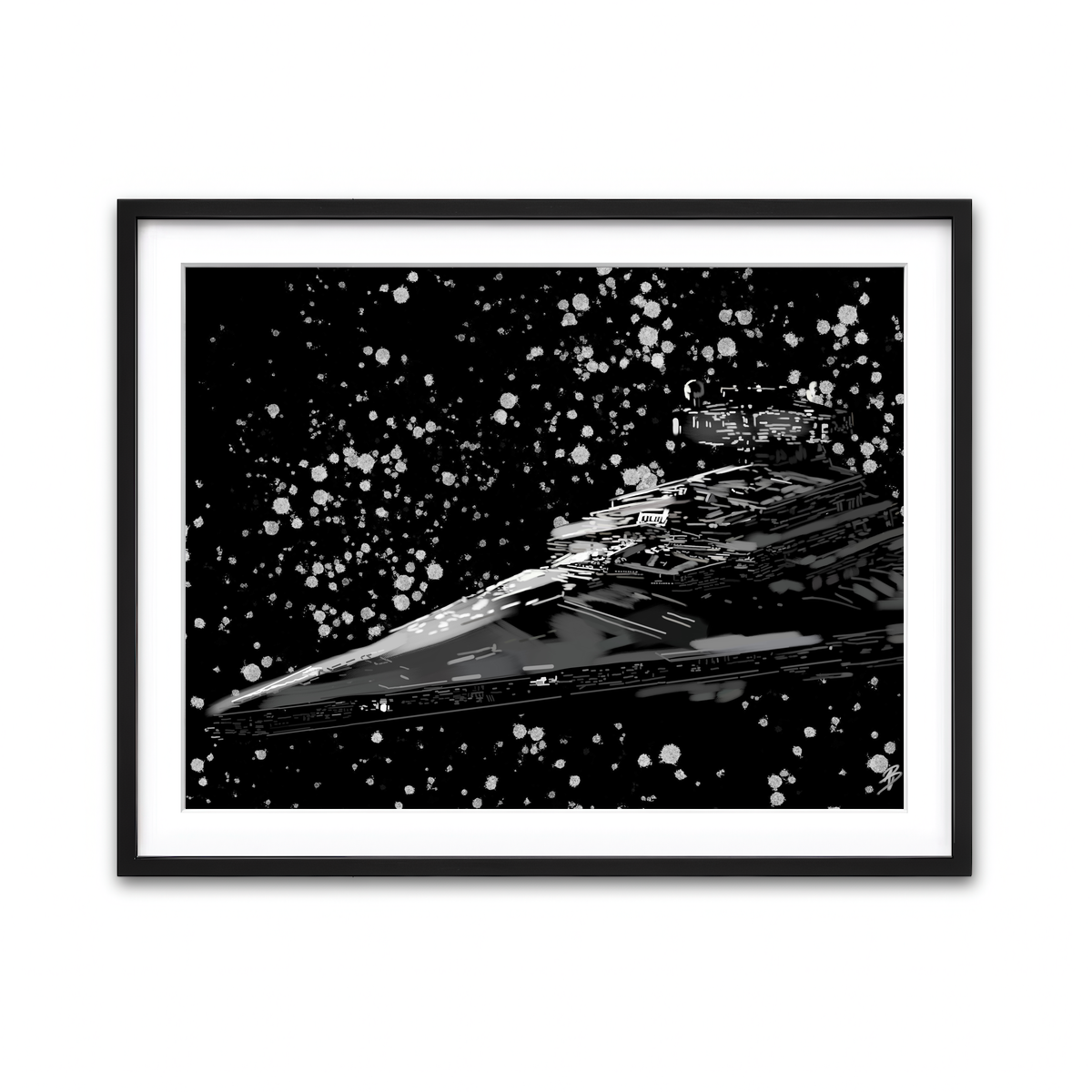 Framed Print 4x3 Black