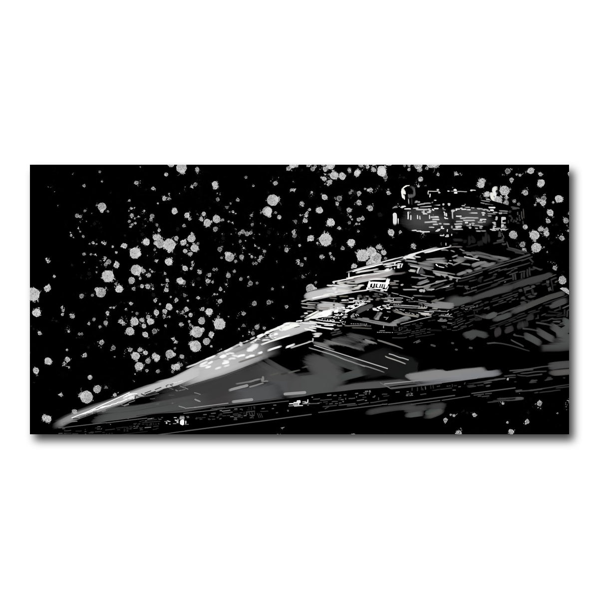 AUTO-MOCKUP WHITE | Star Destroyer | 1 Piece | Gallery Wrap Canvas | group=2x1