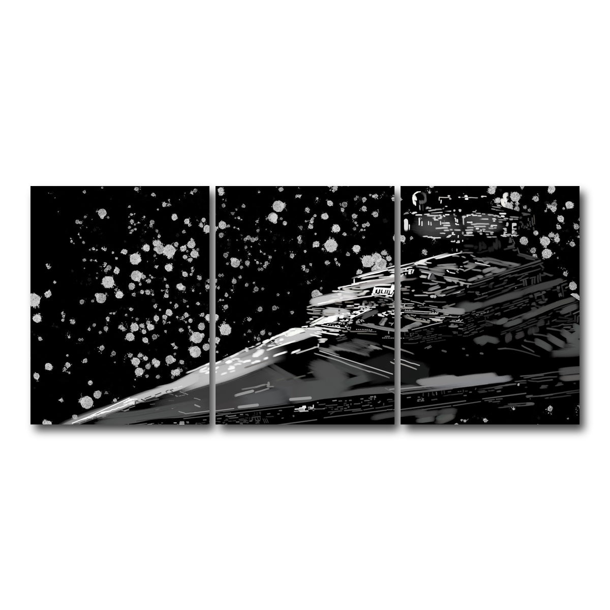 AUTO-MOCKUP WHITE | Star Destroyer | 3 Piece | Gallery Wrap Canvas | group=18x24