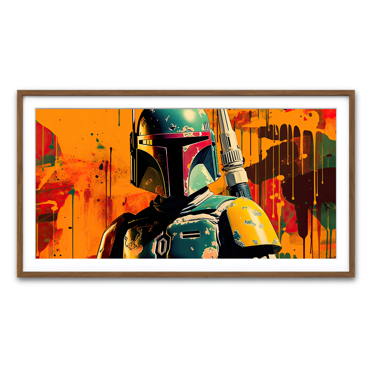 Framed Print 2x1 Walnut