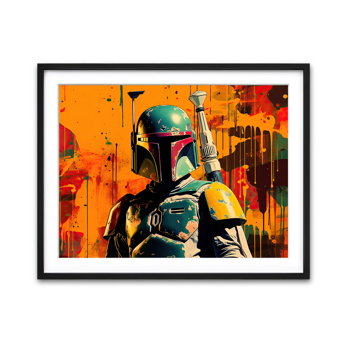 Framed Print 4x3 Black