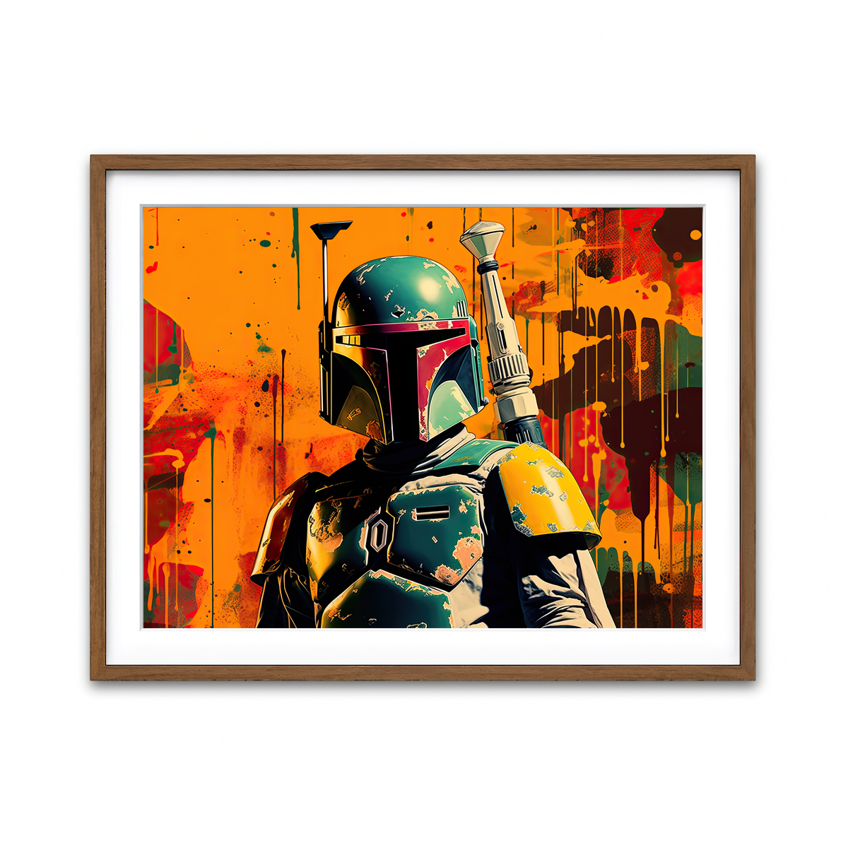 Framed Print 4x3 Walnut