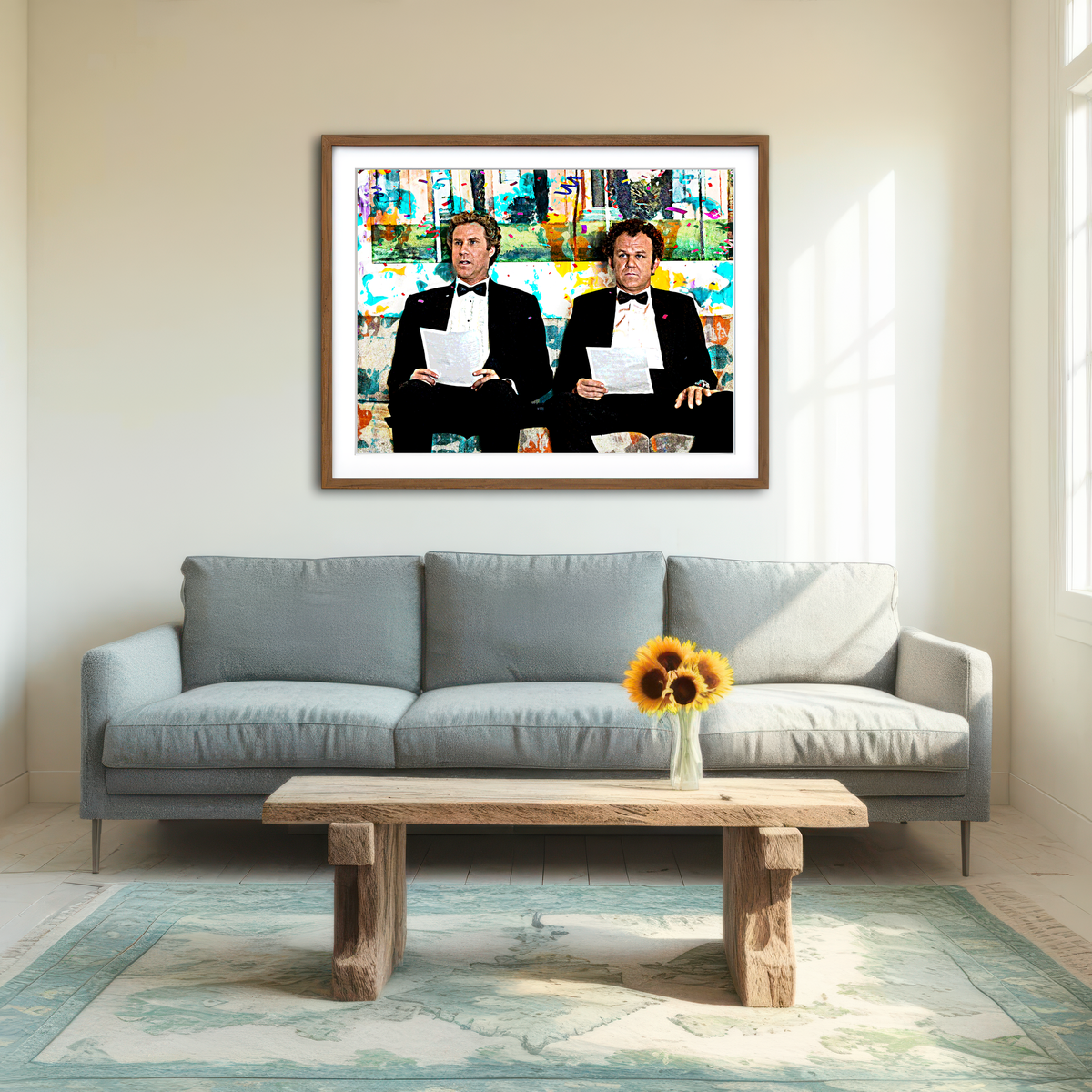 AUTO-MOCKUP ROOM | Step Brothers Wall Art