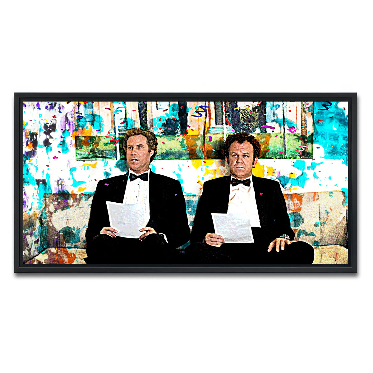 AUTO-MOCKUP WHITE | Step Brothers | 1 Piece | Black Frame | group=2x1