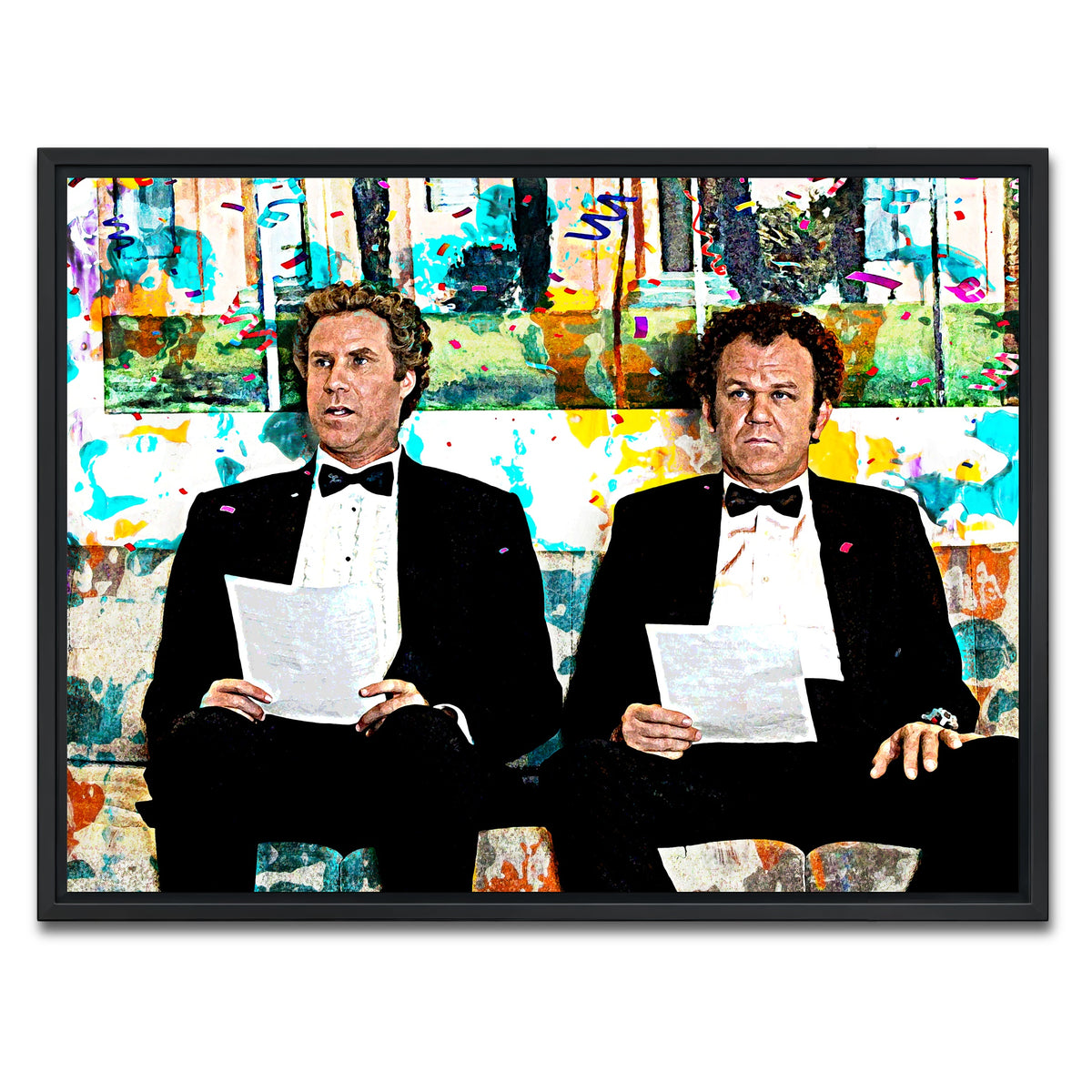 AUTO-MOCKUP WHITE | Step Brothers | 1 Piece | Black Frame | group=4x3