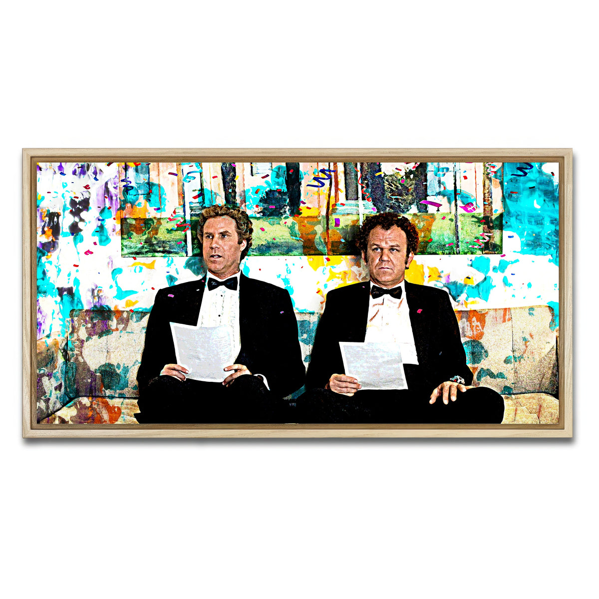 AUTO-MOCKUP WHITE | Step Brothers | 1 Piece | Natural Frame | group=2x1