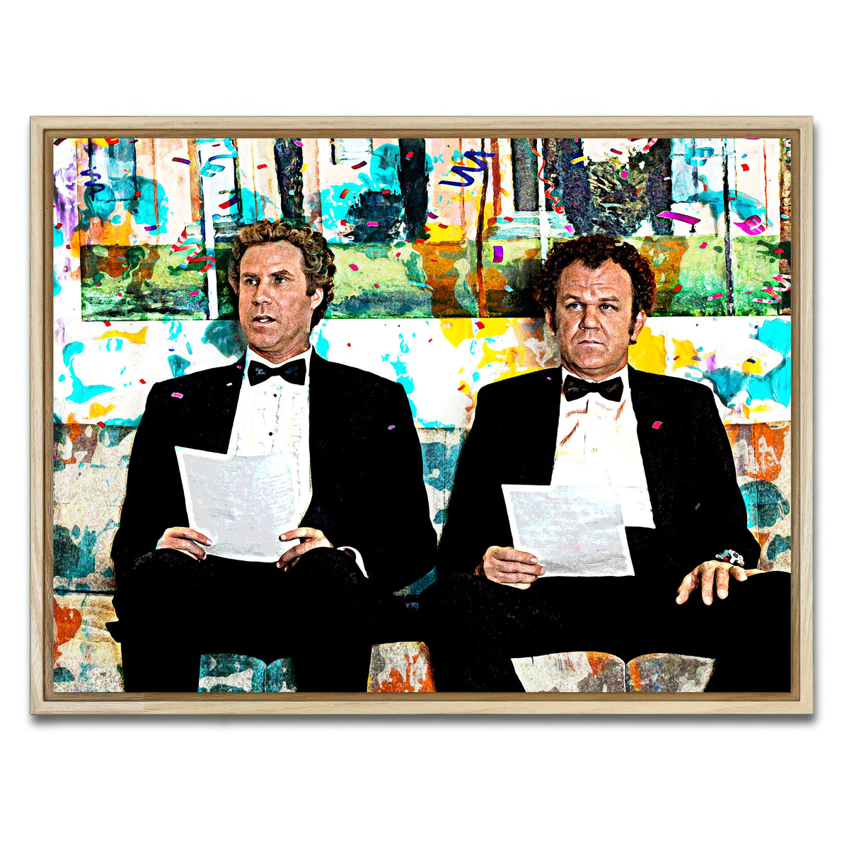 AUTO-MOCKUP WHITE | Step Brothers | 1 Piece | Natural Frame | group=4x3
