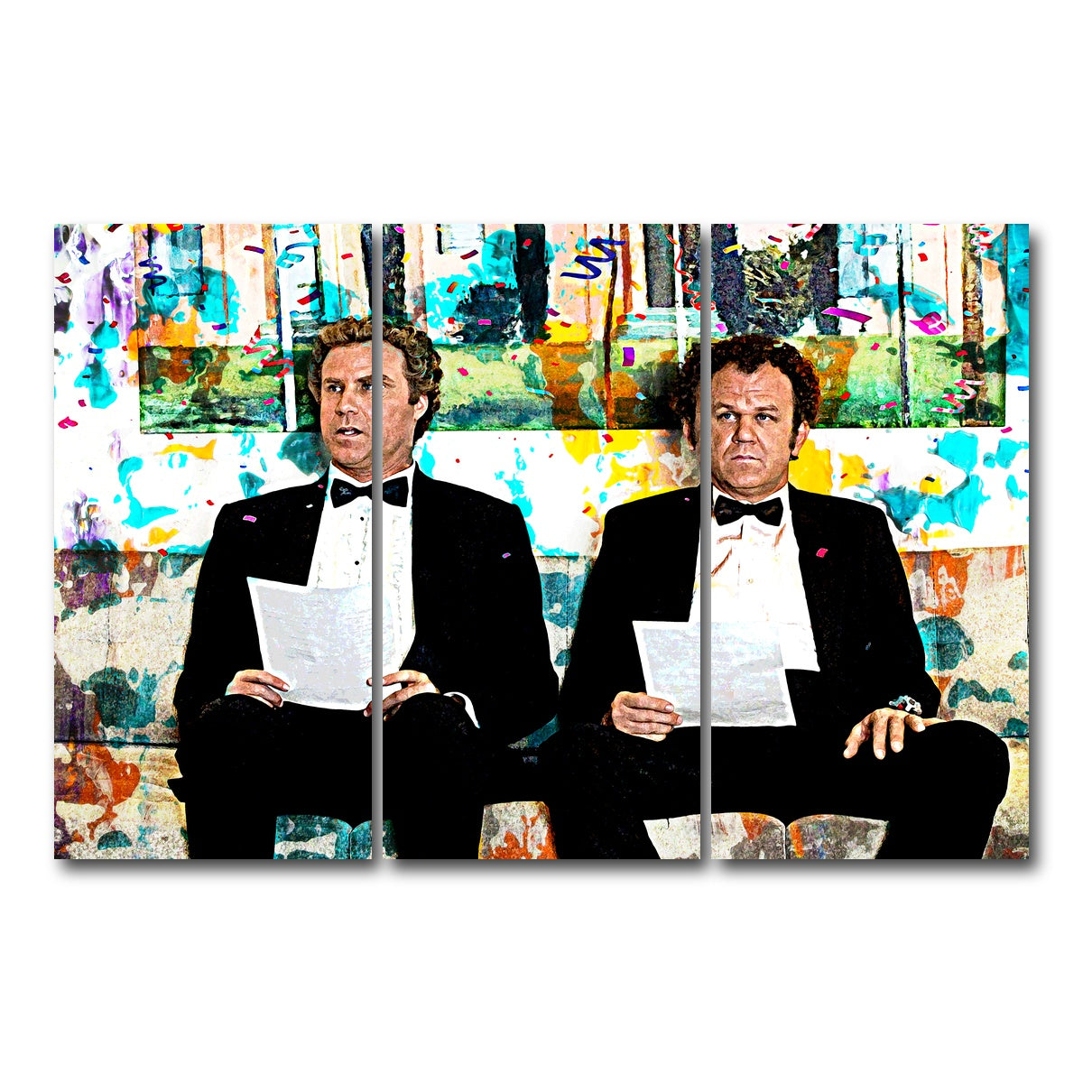 AUTO-MOCKUP WHITE | Step Brothers | 3 Piece | Gallery Wrapped | group=12x24