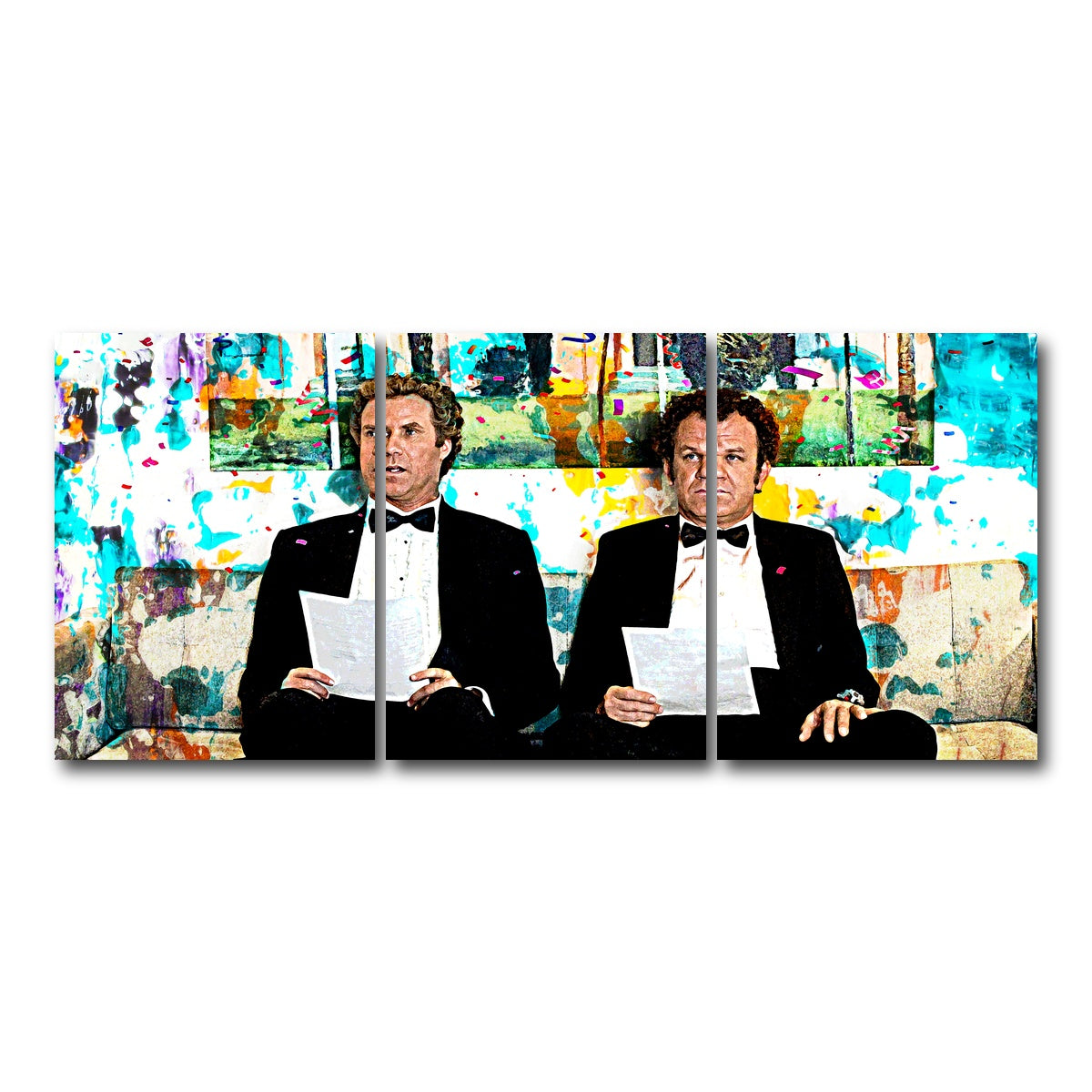 AUTO-MOCKUP WHITE | Step Brothers | 3 Piece | Gallery Wrapped | group=18x24