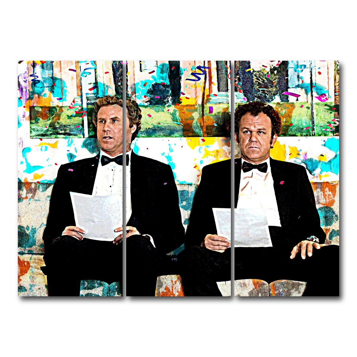 AUTO-MOCKUP WHITE | Step Brothers | 3 Piece | Gallery Wrapped | group=8x18