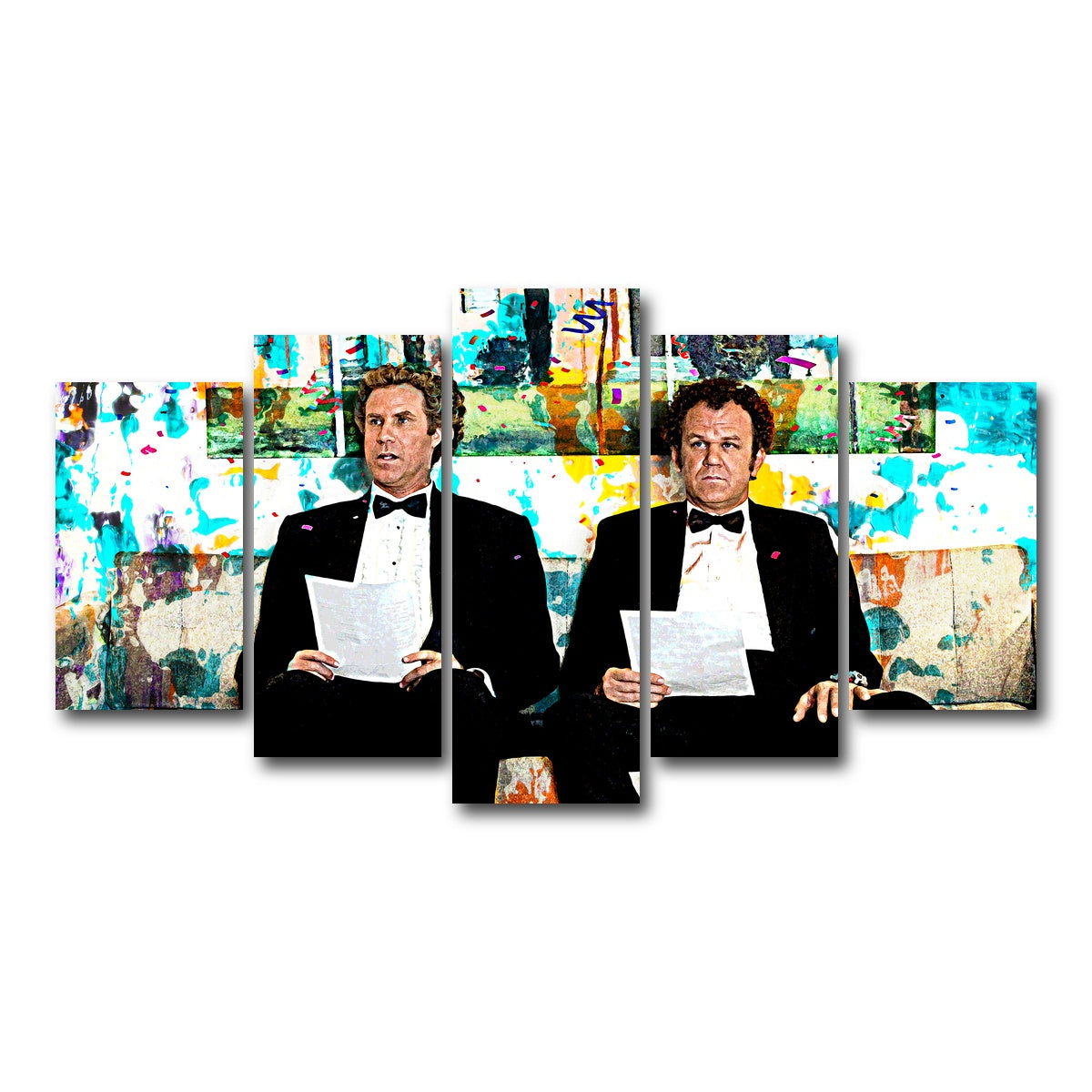 AUTO-MOCKUP WHITE | Step Brothers | 5 Piece | Gallery Wrapped | group=5_normal