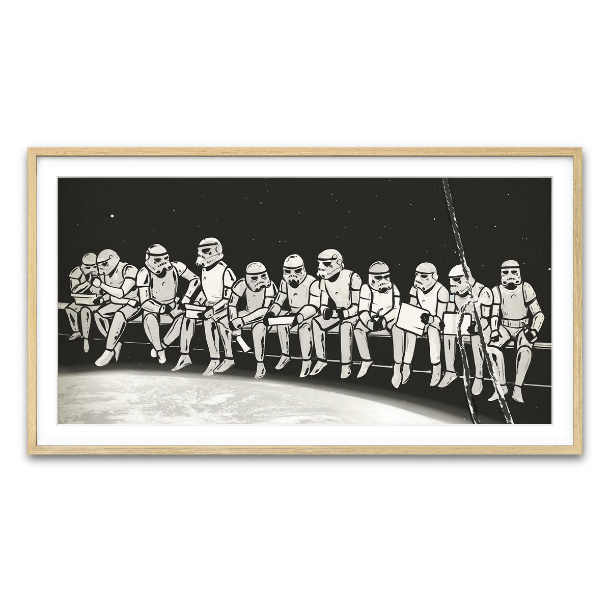 Framed Print 2x1 Natural