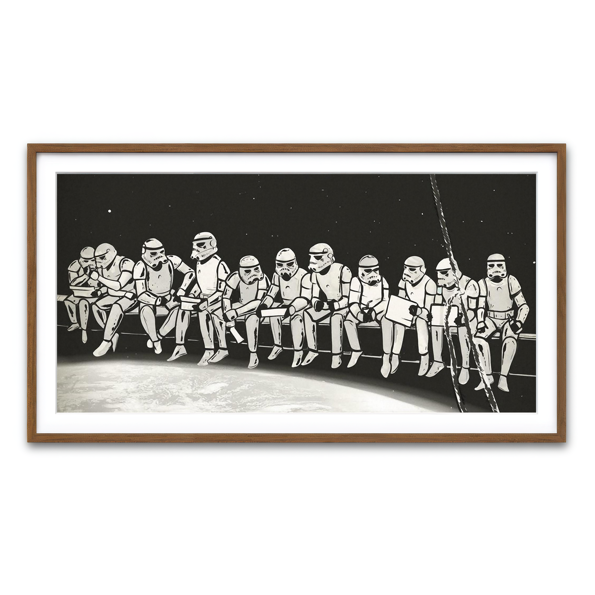 Framed Print 2x1 Walnut