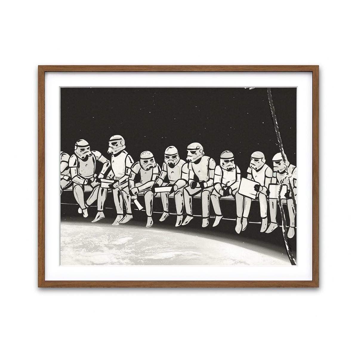 Framed Print 4x3 Walnut