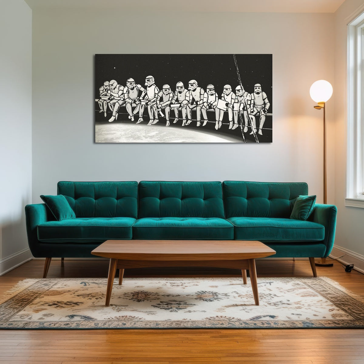 AUTO-MOCKUP ROOM | Storm Trooper Lunch on a Skyscraper