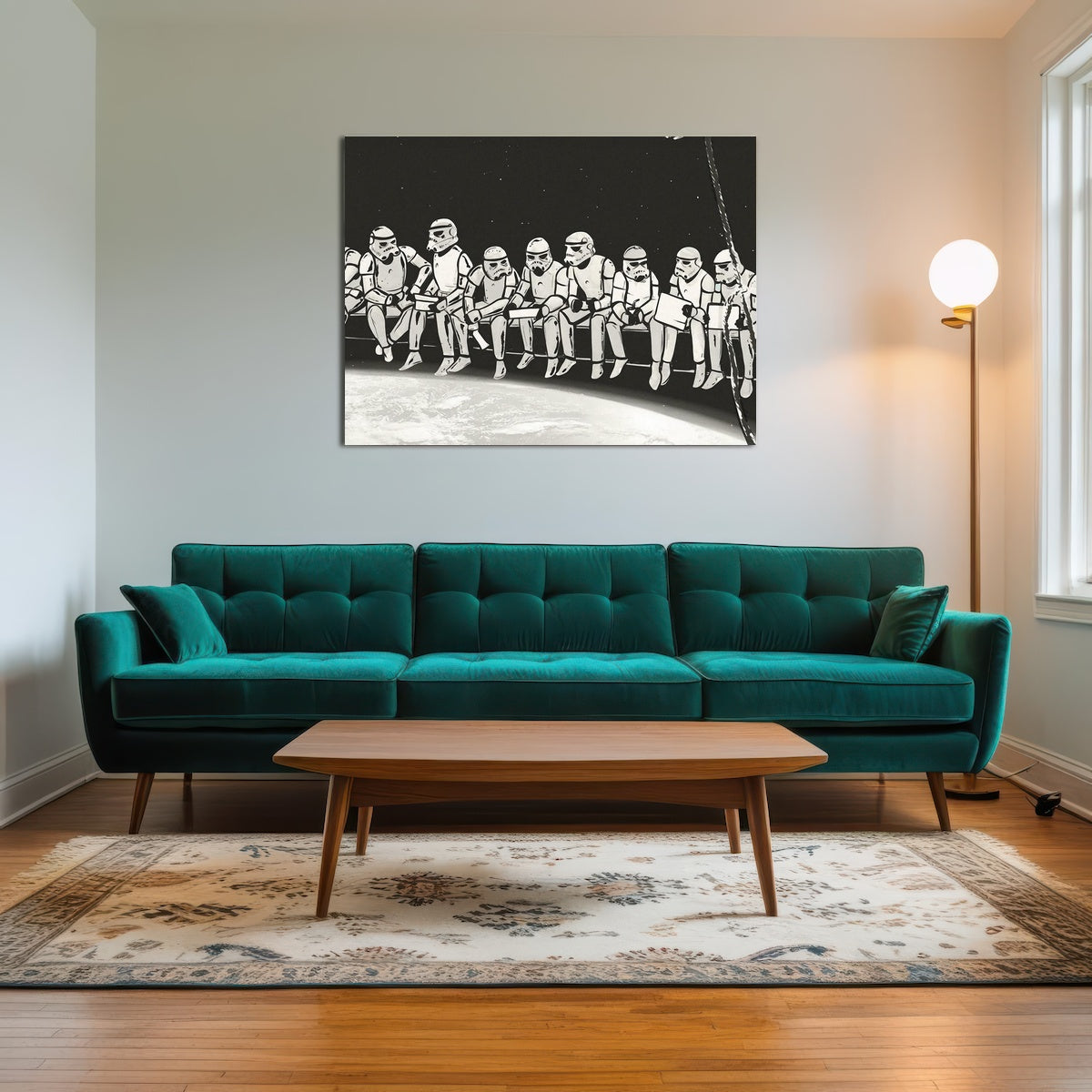 AUTO-MOCKUP ROOM | Storm Trooper Lunch on a Skyscraper