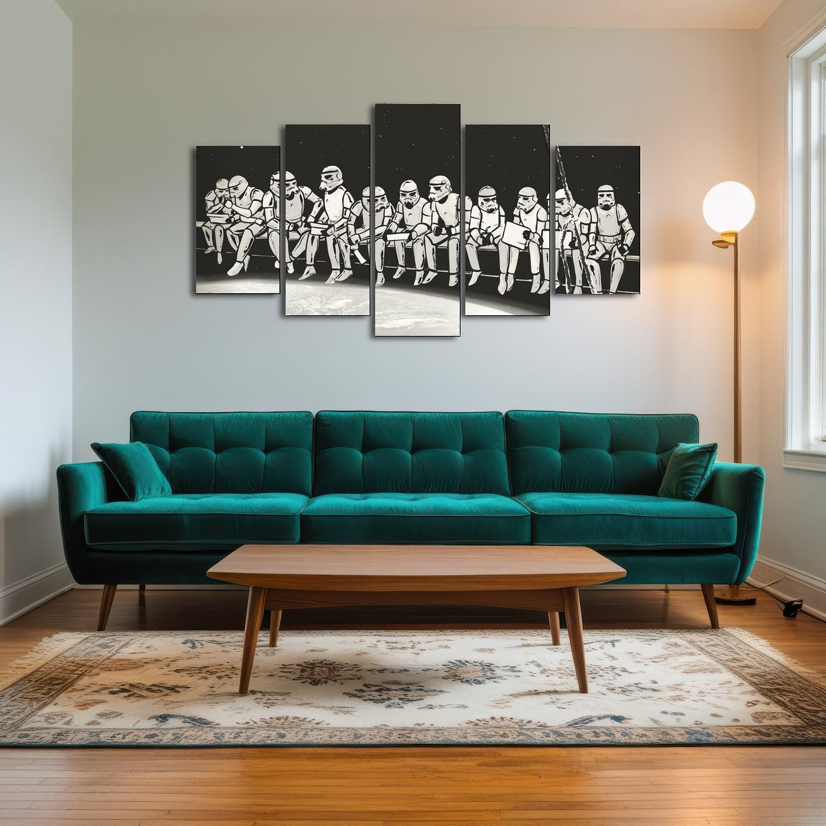 AUTO-MOCKUP ROOM | Storm Trooper Lunch on a Skyscraper